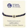 bracelet lapis bleu equitable 