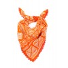 foulard orange carre equitable 