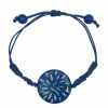 Bracelet bleu équitable ivoire végétale 