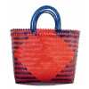sac plastique recycle equitable rouge 