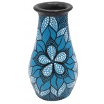 vase-decoratif-bleu-fleur-peint-main-artisanat-equitable-artisans-du-monde