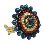 bague-doré-perles-bleu-rouge-rond-bijou-equitable-artisans-du-monde