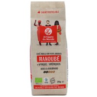 café moulu Manoubé equitable bio sachet recyclable bio 100% arabica artisans du monde
