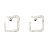 boucles-oreilles-argent 925-artisanat-bijou-equitable-perou-carré-argenté