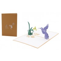 carte-bleu-fleur-colibri-oiseau-3D-equitable