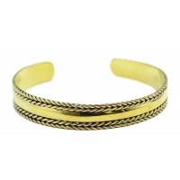 bracelet-doré-gravé-artisanal-commerce-equitable-egypte