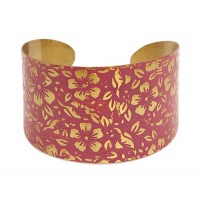bracelet-manchette-doré-rose-fleurs-bijou-equitable-artisans-du-monde
