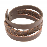 bracelet-cuir-marron-tressé-artisanat-bijou-artisans-du-monde