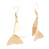 boucles-oreilles-origami-papillon-doré-artisanal-equitable-bijou-artisans-du-monde
