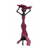 statue-rouge-artisanat-burkina-faso-napam-afrique-equitable-deco