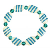 bracelet-vert-bleu-bois-artisanat-equitable
