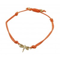 bracelet-enfant-libellule-orange-doré-bijou-equitable-artisans-du-monde