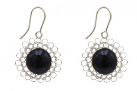 boucles-oreilles-argent-noir-ronde-perles-de-verre-argent925-sterling-artisans-du-monde-commerce-equitable