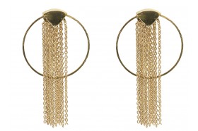 boucles-oreilles-rondes-pendantes-doré-or-chic-soirée-artisanal-equitable-artisans-du-monde