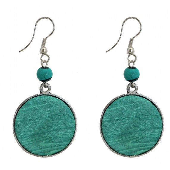 boucles oreille turquoise 