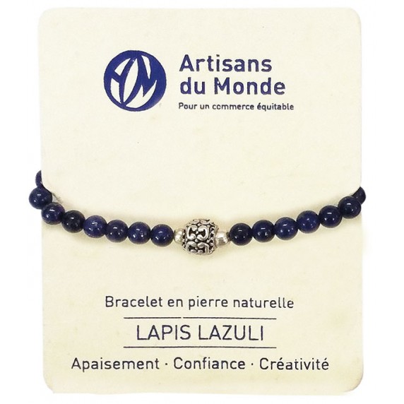 bracelet lapis bleu equitable 