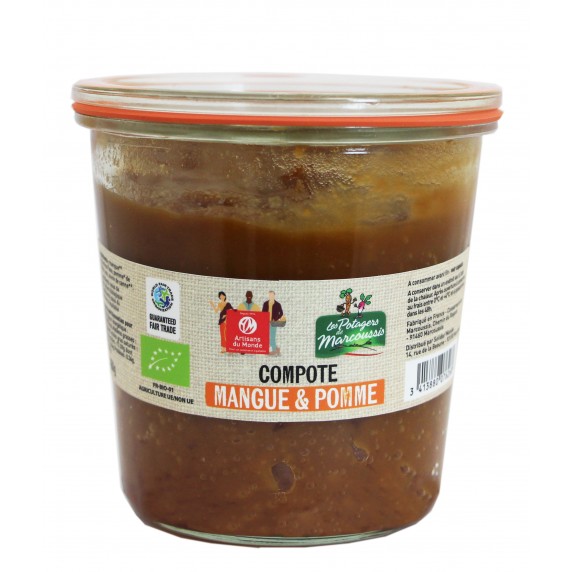 compote pomme bio equitable 