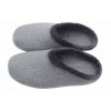 chaussons feutrine gris equitable 